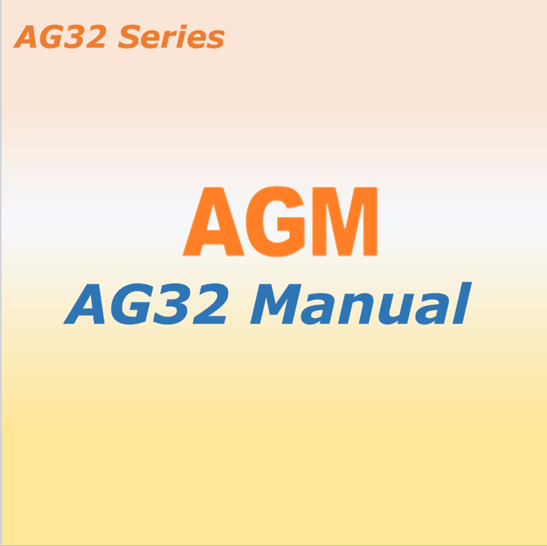 AGM AG32 Manual