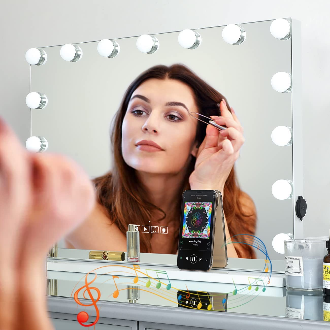 Hollywood Vanity Makeup Mirror