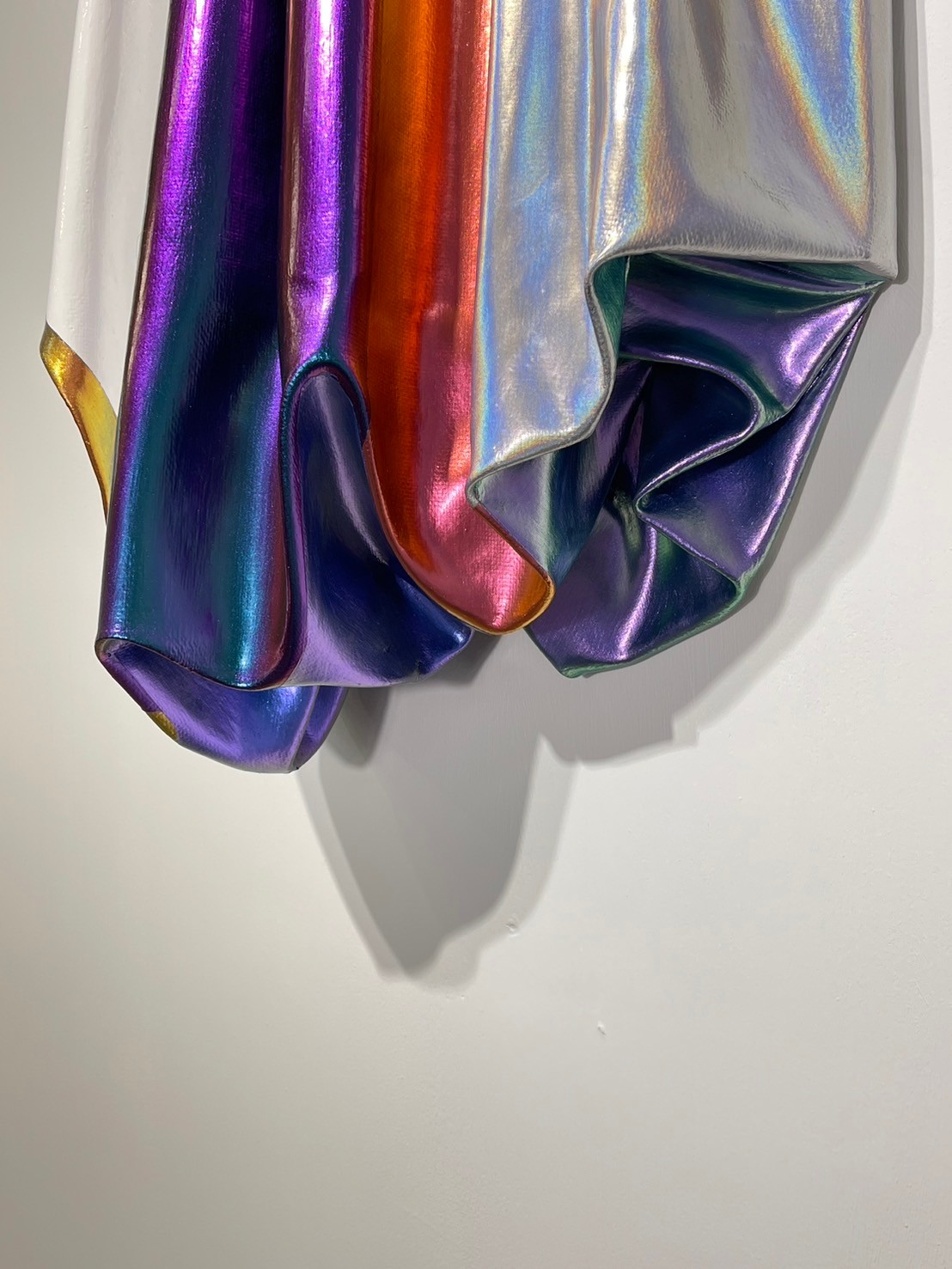 Pascal van der Graaf_P. Bernini_2024_67x38x28_Enamel and cyanoacrylate on canvas_4