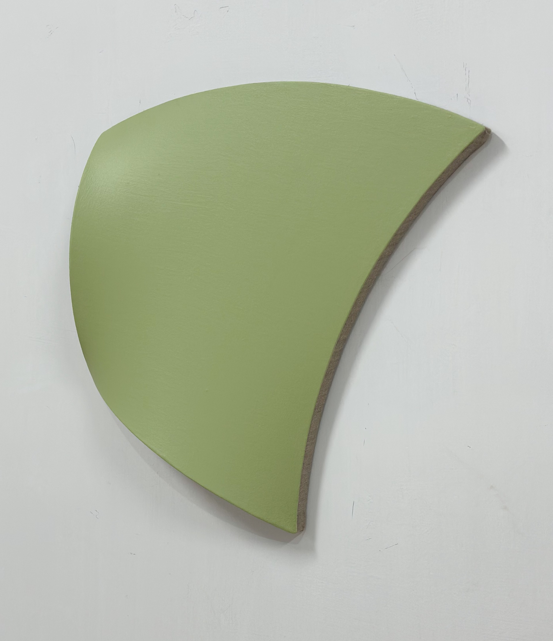 “Birth of green” 2024, acrylics on linen, 47,5x47,5x7cm 0,75