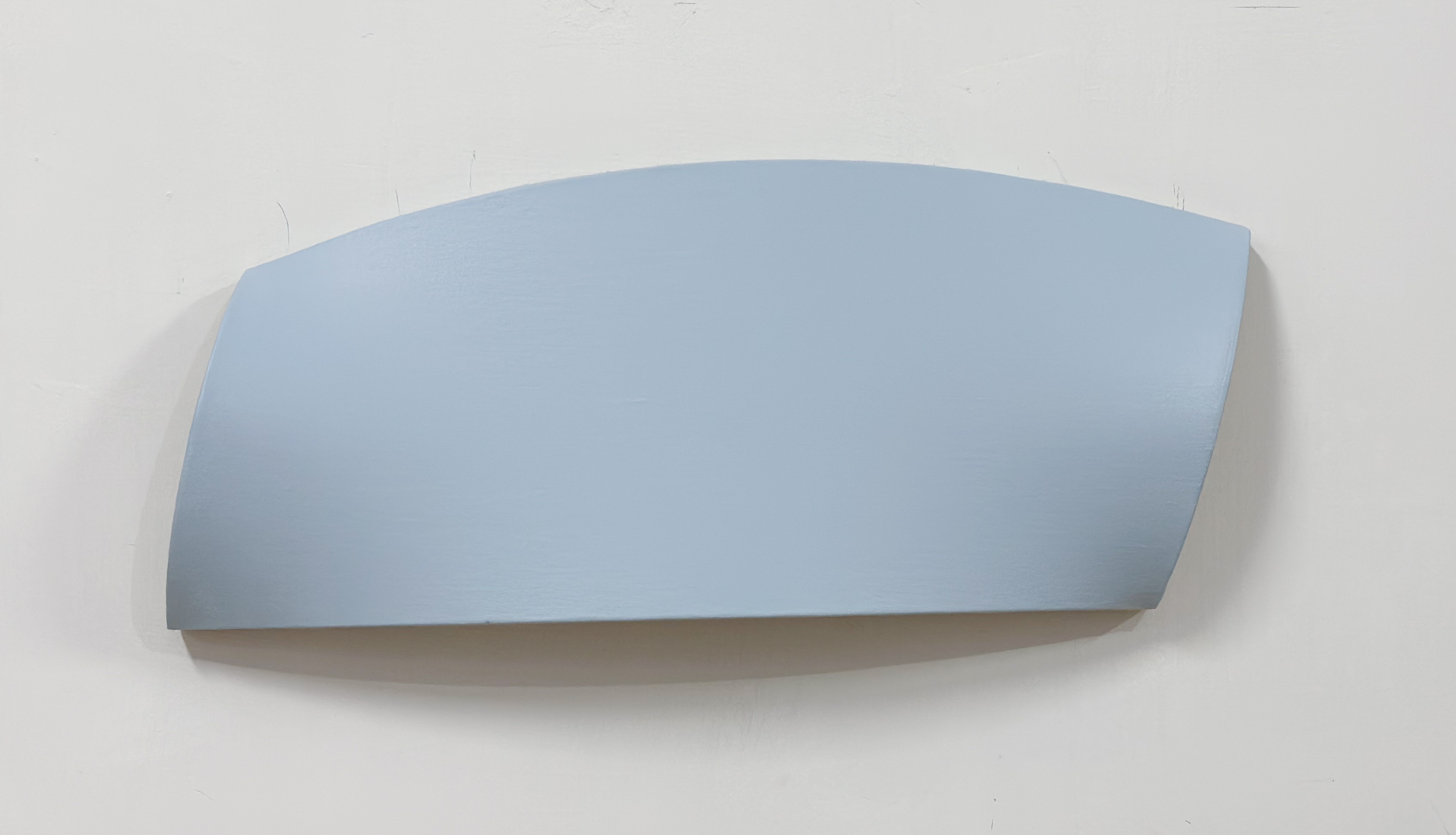 “Birth of light blue” 2024, acrylics on linen, 60x26x7cm