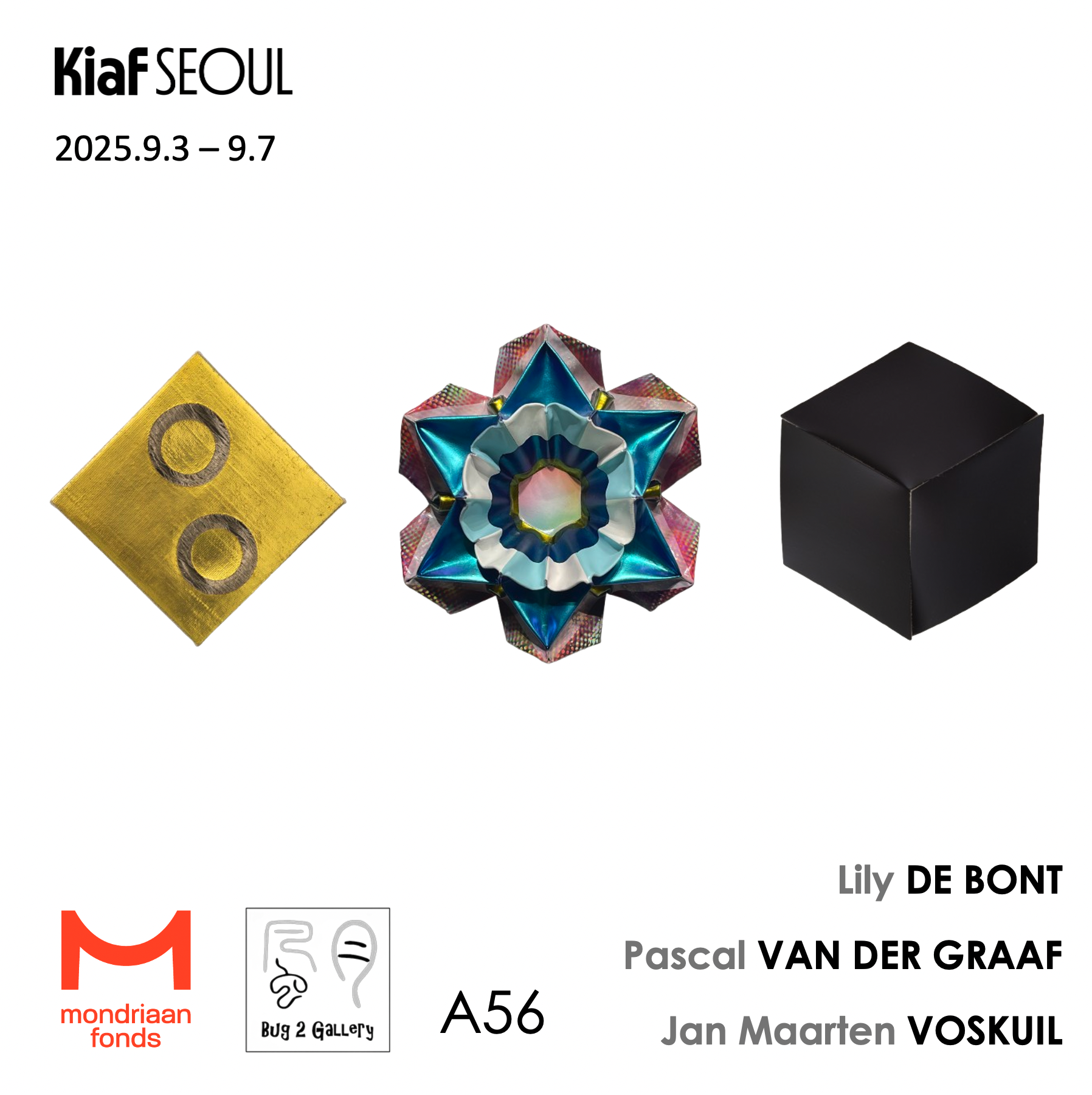 Kiaf 首爾國際藝術博覽會｜Booth A56｜9.3-7