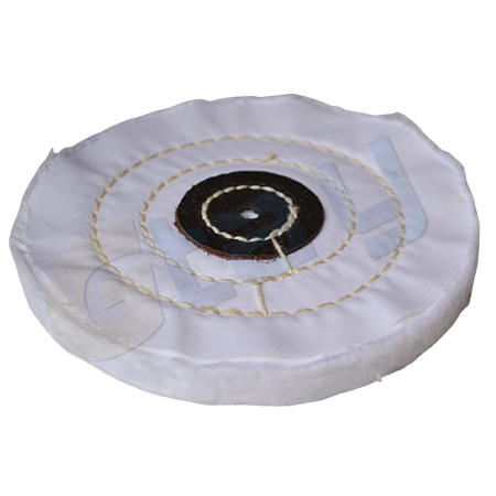 Bleached cotton fabric polishing wheel