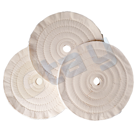 Down-proof fabric cotton polishing wheel