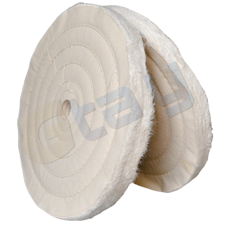 Down-proof fabric cotton polishing wheel