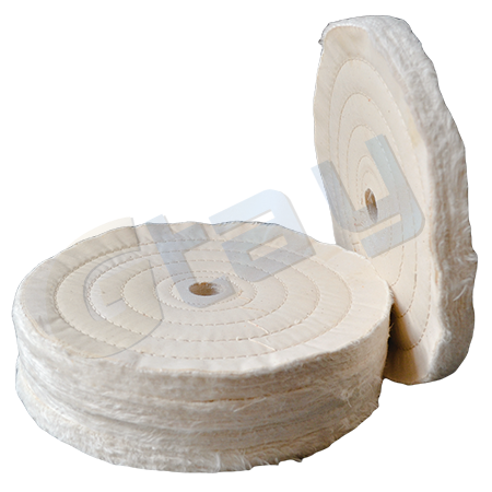 Down-proof fabric cotton polishing wheel