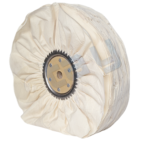 Poplin cotton fabric airway polishing buffing wheels