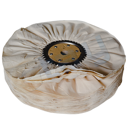 Poplin cotton fabric airway polishing buffing wheels