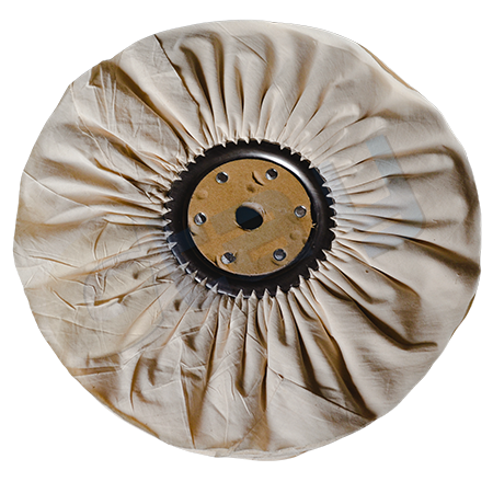 Poplin cotton fabric airway polishing buffing wheels