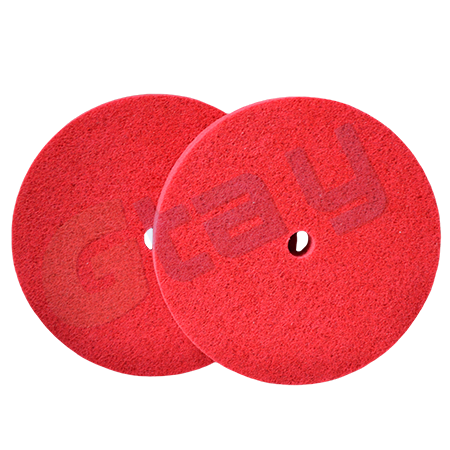 Diameter 250mm red nylon fiber polishing wheels