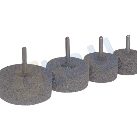 Shank nylon fiber polishing wheels