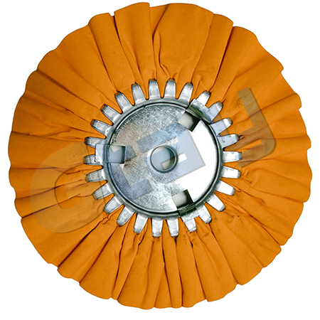 Yellow cotton buffing polishing airway wheels