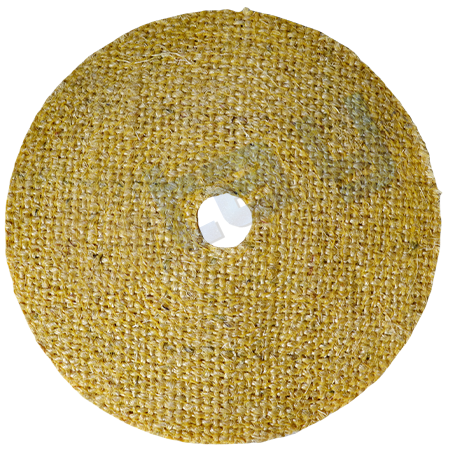 Dip treated rigid pure sisal buffing wheels