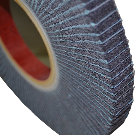 GR-FW-BE202-24 Nylon fiber flap wheel with sanding paper