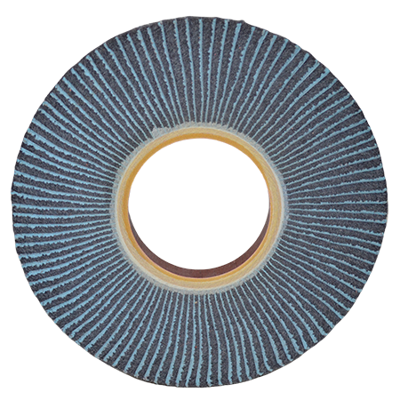 GR-FW-BE202-24 Nylon fiber flap wheel with sanding paper