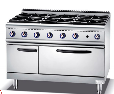 Gas 6 burner Range with Gas Oven