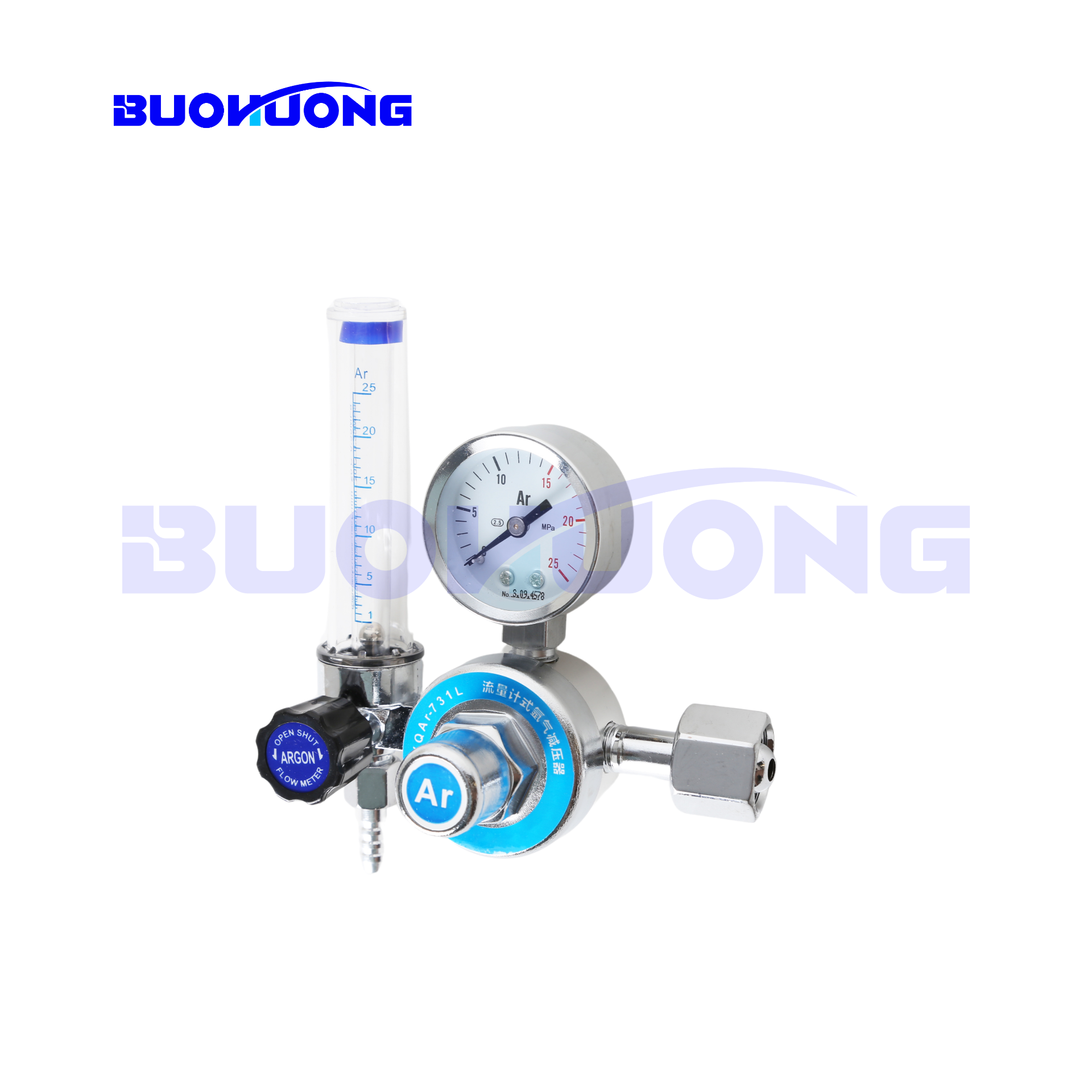 带流量计式氩气减压器