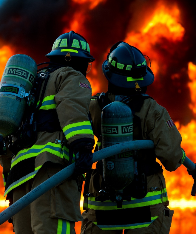 Search, rescue, and firefighting at disaster sites
