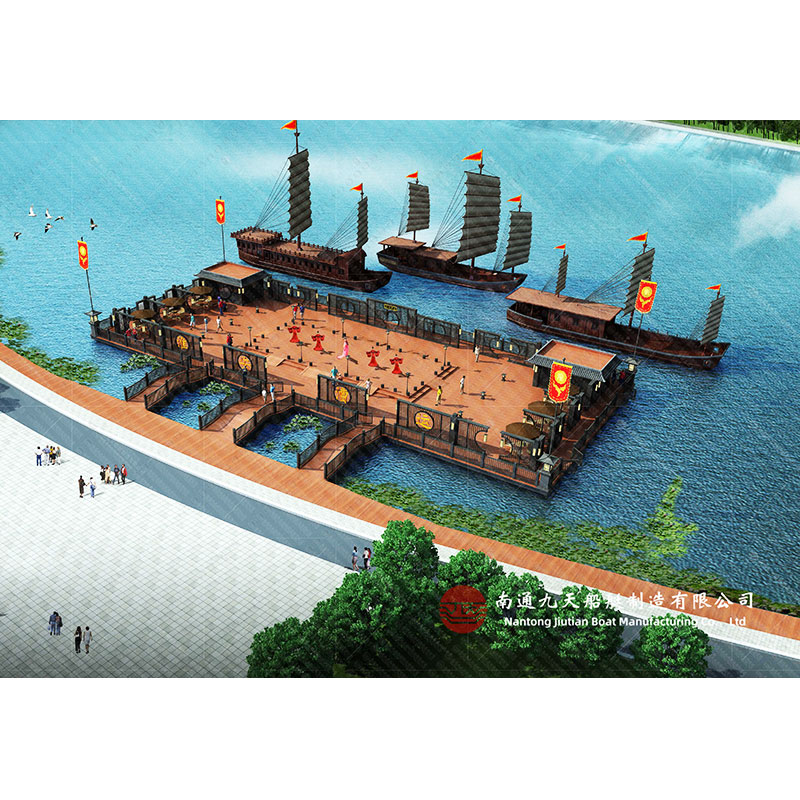 大型组合型水上舞台趸船码头