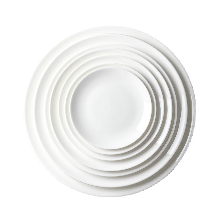 White plates