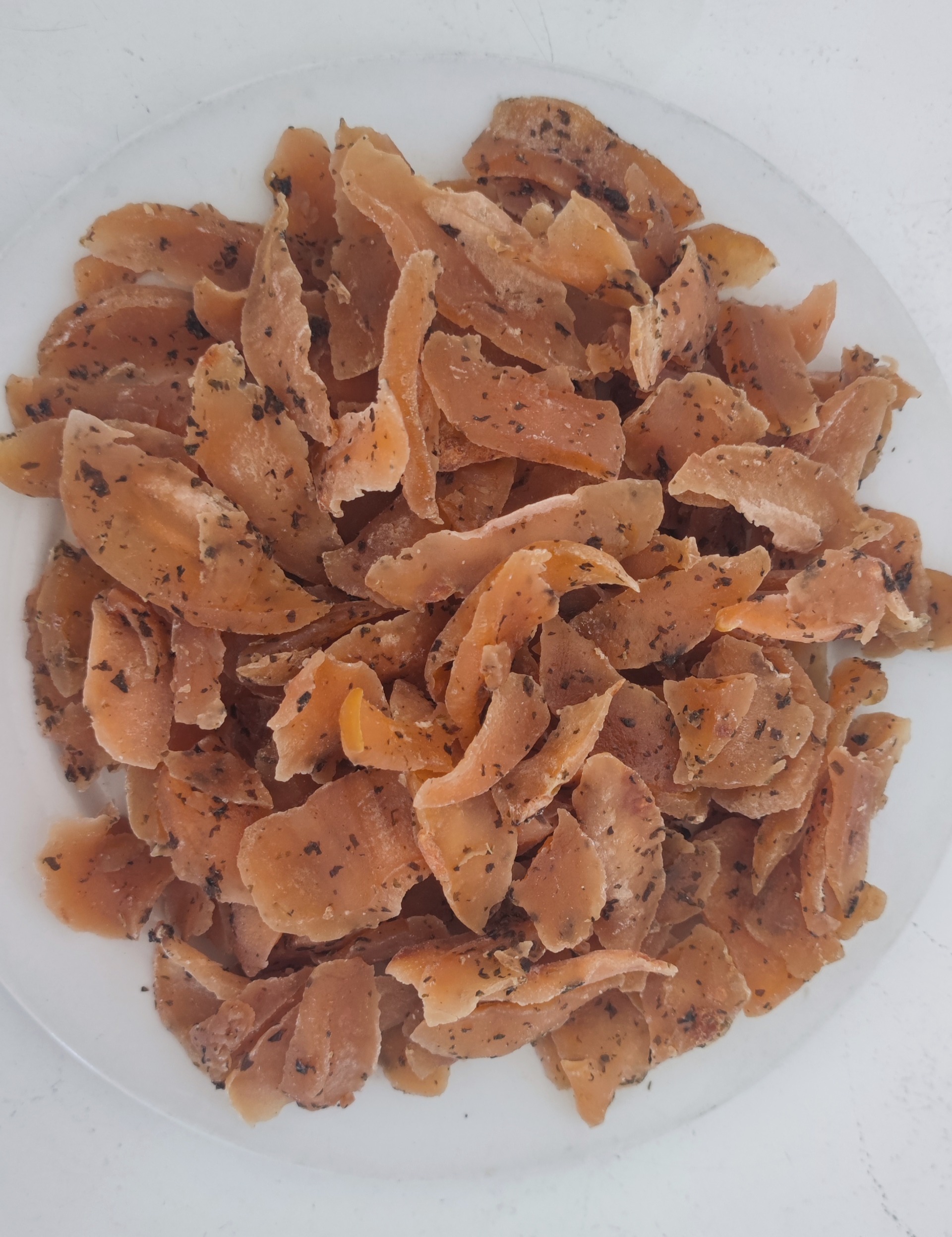 Dried sour papaya
