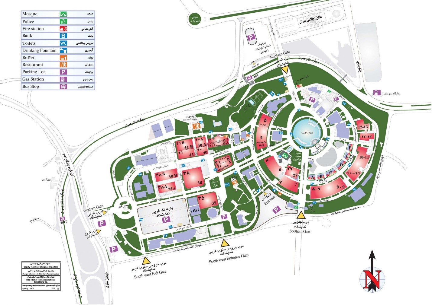 Tehran-International-Exhibition-Centre-map