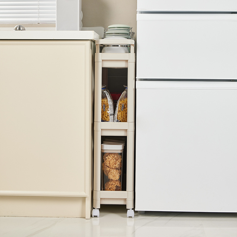 Multi-functional home clip shelf trolley