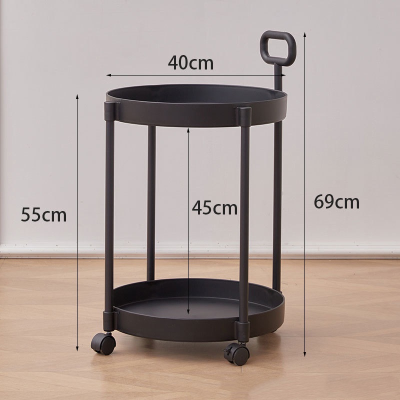 Simply side table storage trolley