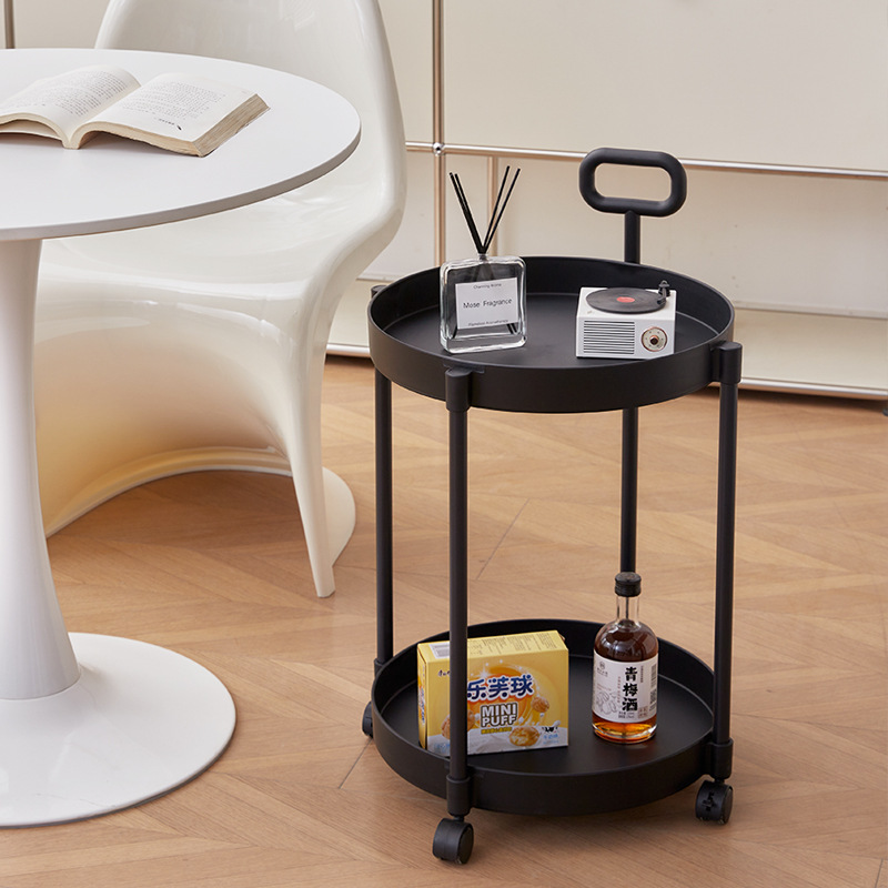 Simply side table storage trolley