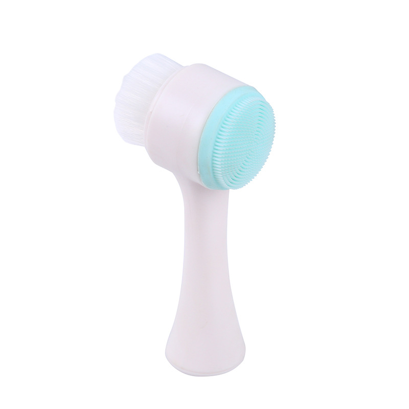 Silicone double-headed face brush