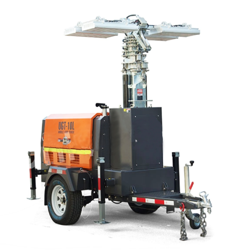 Outdoor Mobile Light Tower Diesel Generator Hydraulic Portable Lighting Tower