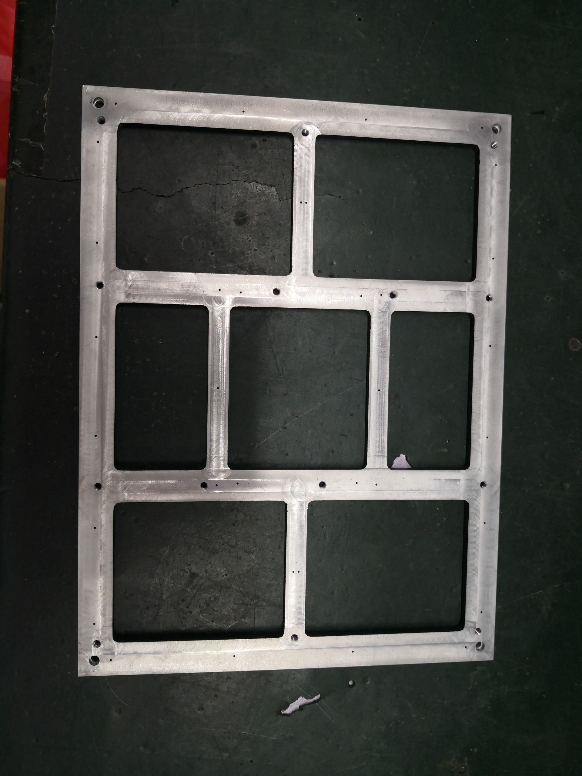 Comparing with plastic moduel frame, die-casting frame is better for heat sinking;