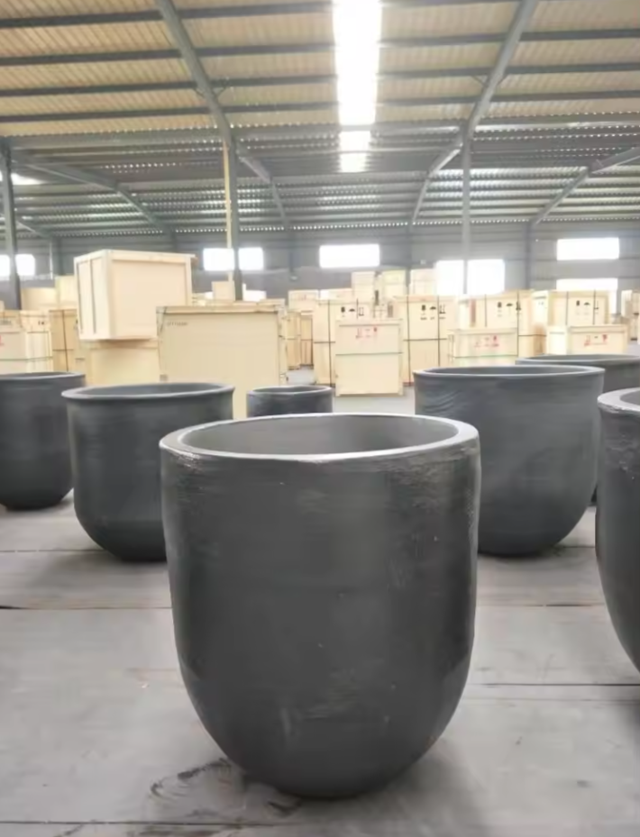 Customized machining Refractory Foundry Silicon carbide sagger SiC graphite crucible