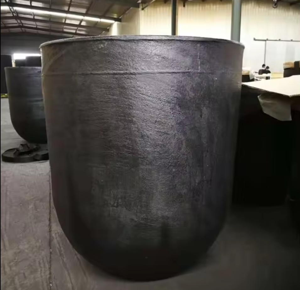 Customized machining Refractory Foundry Silicon carbide sagger SiC graphite crucible