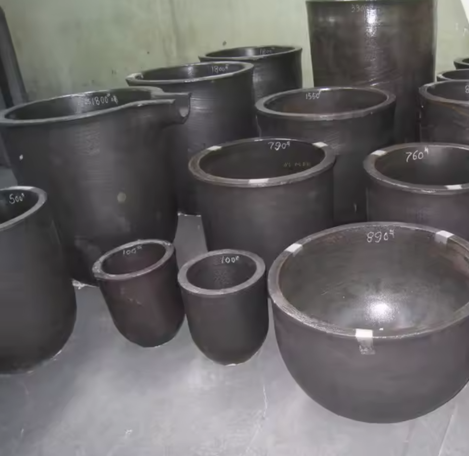 Customized machining Refractory Foundry Silicon carbide sagger SiC graphite crucible