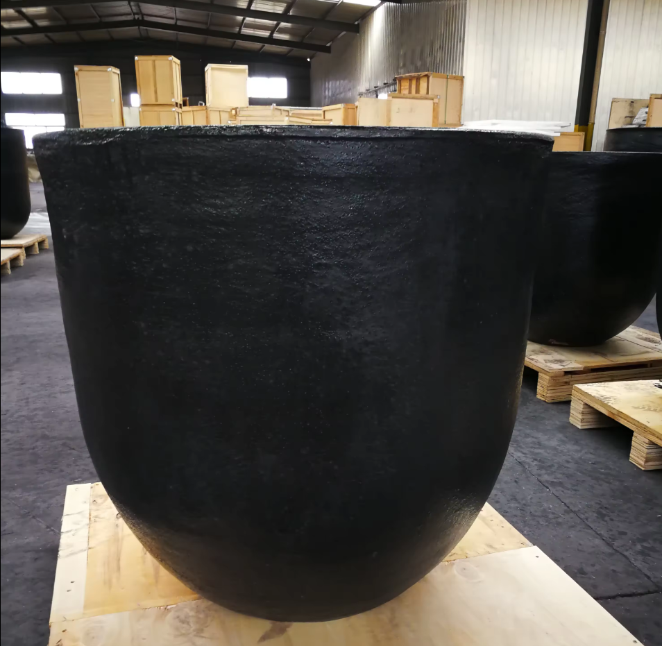 Customized machining Refractory Foundry Silicon carbide sagger SiC graphite crucible