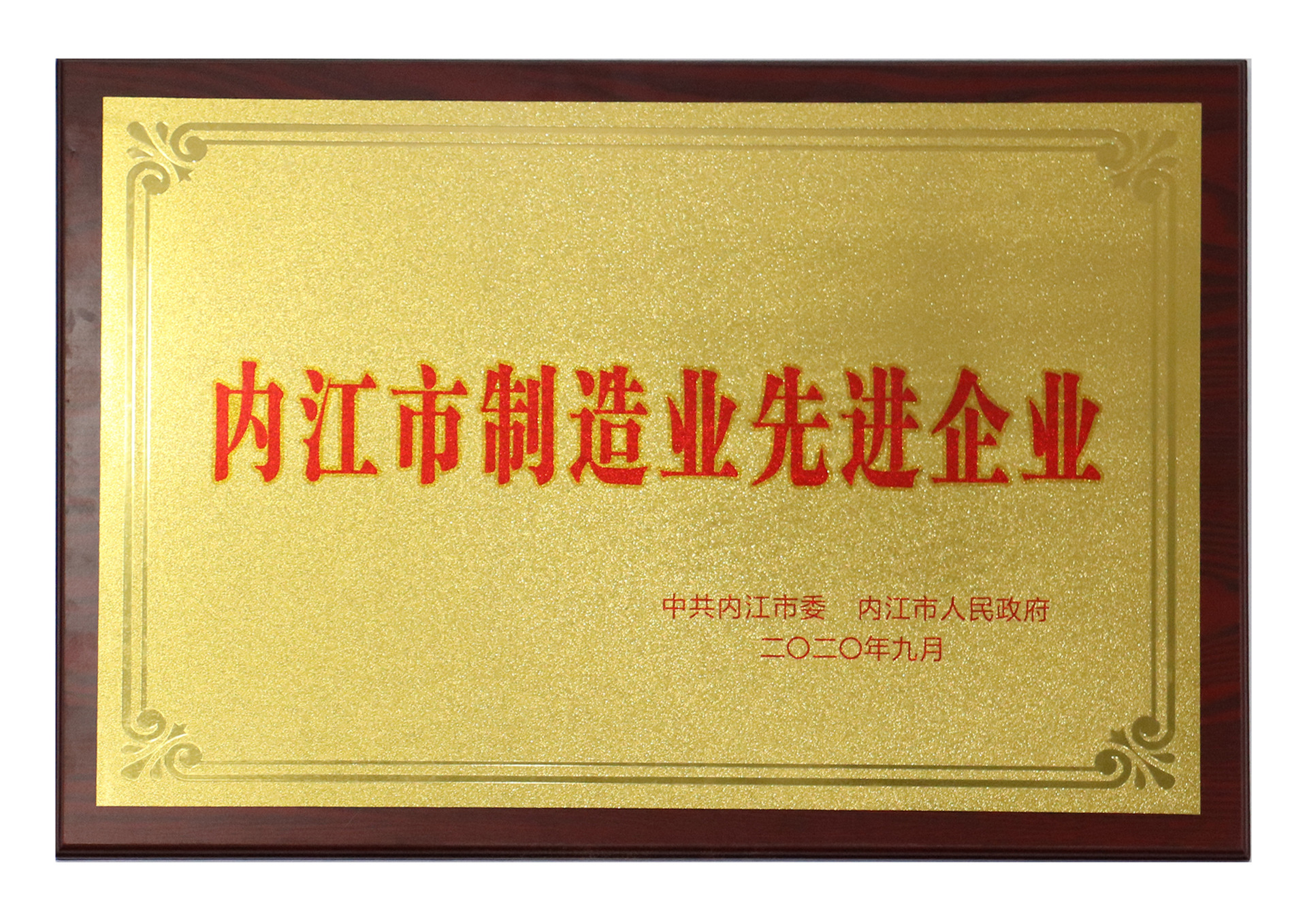 内江市制造业先进企业