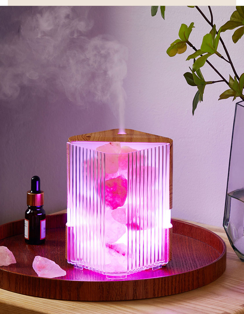 DIY square salt lamp aroma diffuser