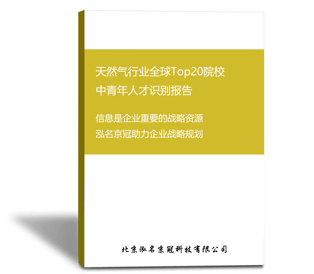 天然气行业全球Top20院校中青年人才识别报告