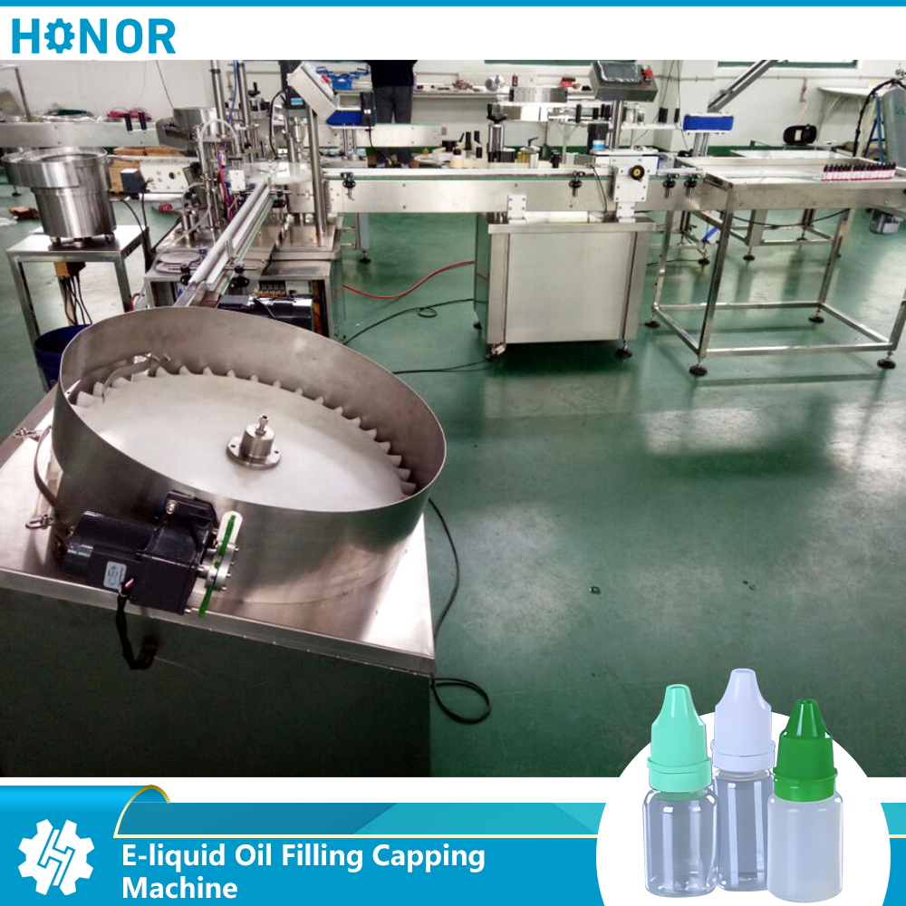 Single Nozzles Filling Capping Machine