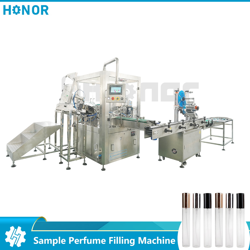 Sampler Perfume Filling Capping Machine