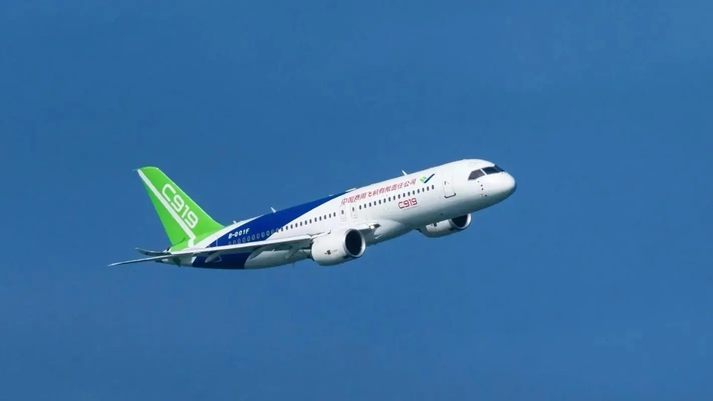中国国航108亿美元购买100架C919飞机