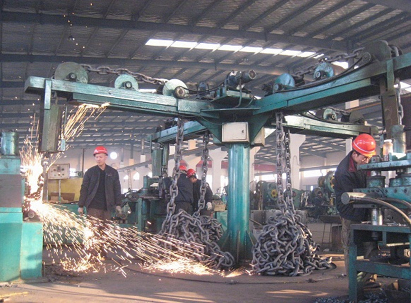 STUD LINK ANCHOR CHAIN WELDING MACHINE