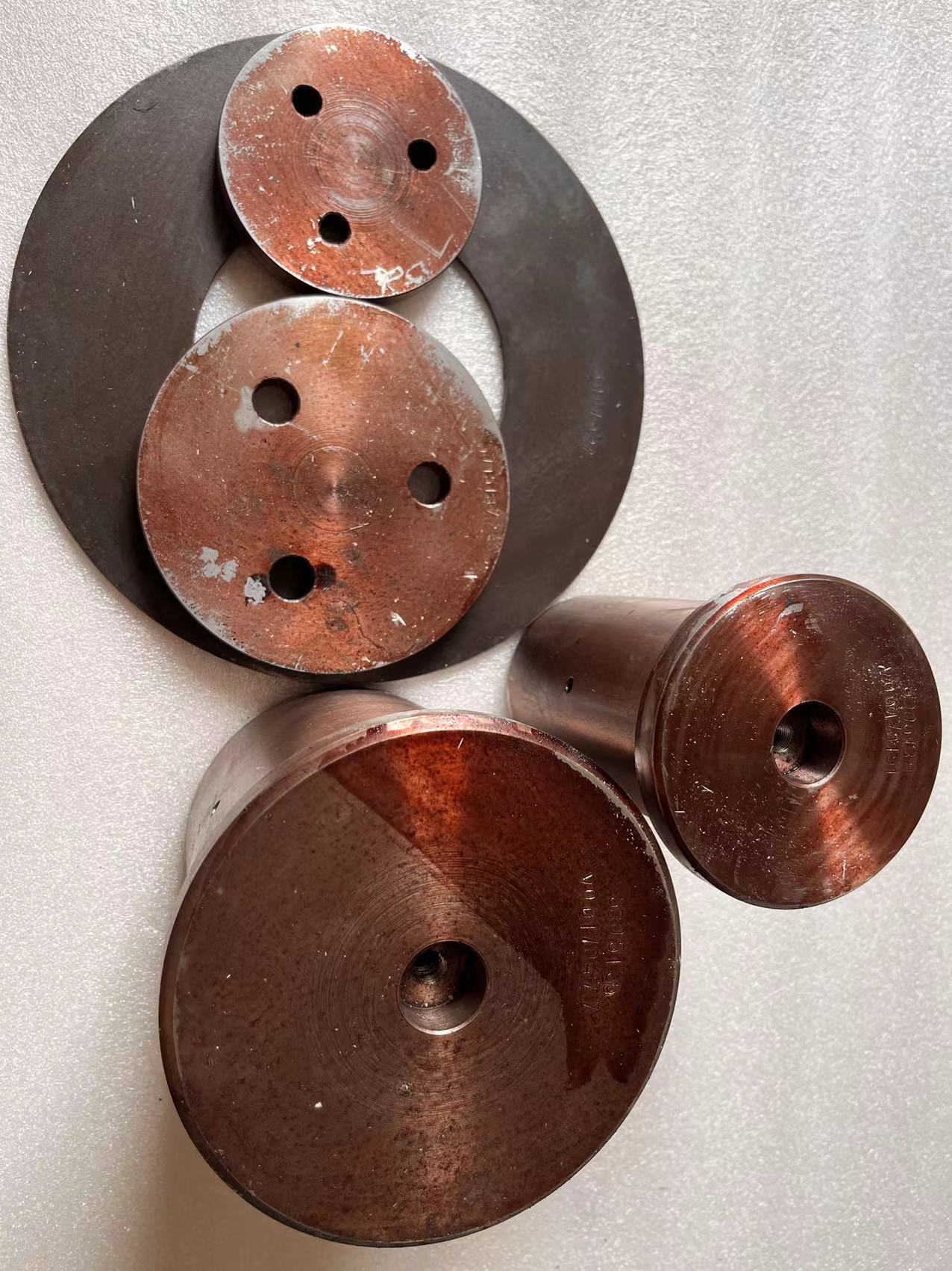 Shaft and plate