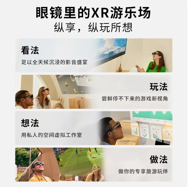 Air 1S XR眼镜 AR眼镜高清 3D游戏观影眼镜 显示器头戴 手机