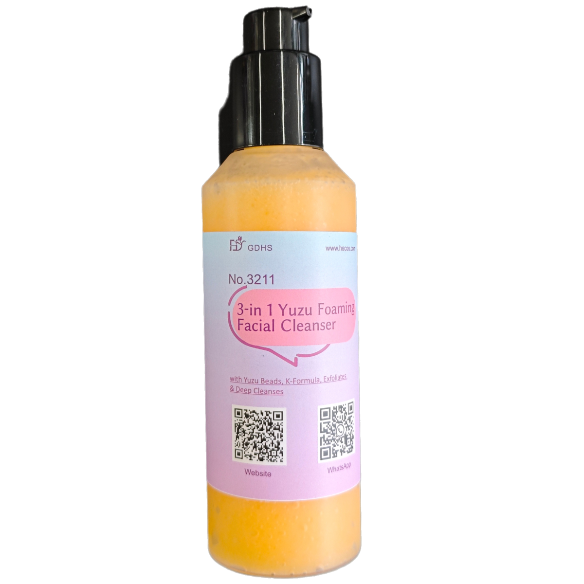 3-in 1 Yuzu Foaming Facial Cleanser