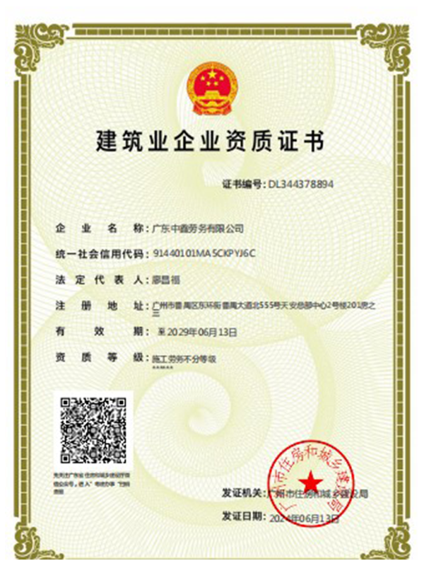 Construction qualification