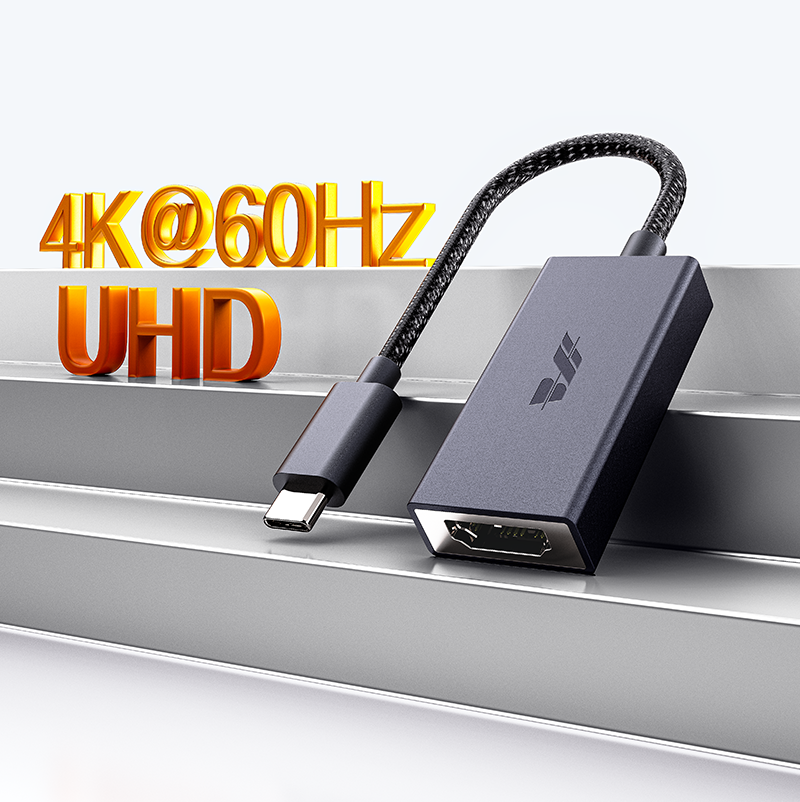 HDMI 2.1 to Type-C Cable