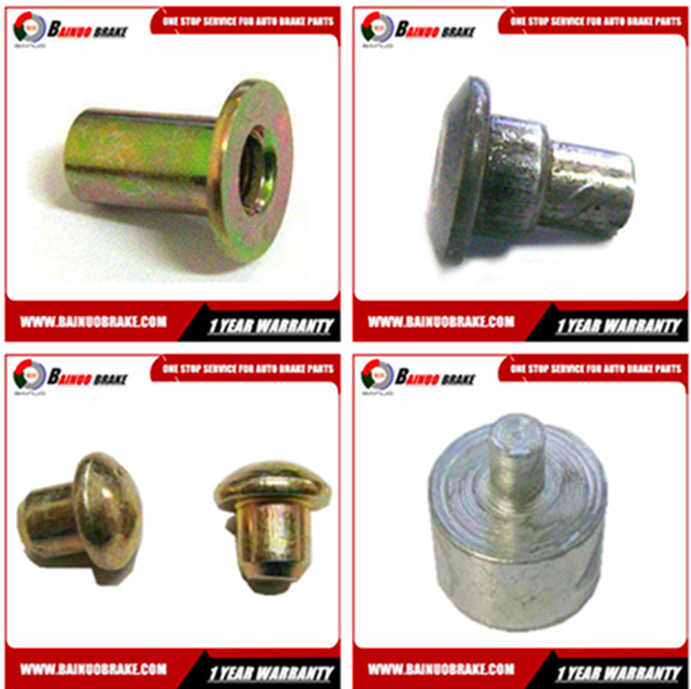 Bainuo Brake Disc Brake Pad Rivets,BRAKE LINING RIVETS,Brake hardware rivets,Solid & Tubular Rivets,Brake Fasteners  Rivets show