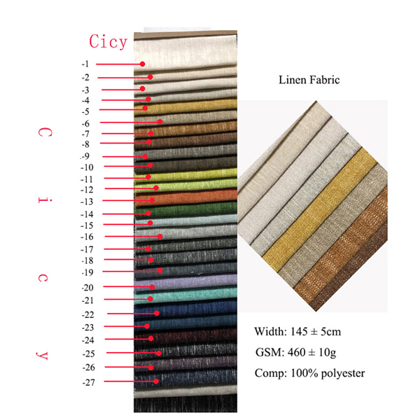 Linen Fabric Name Cicy